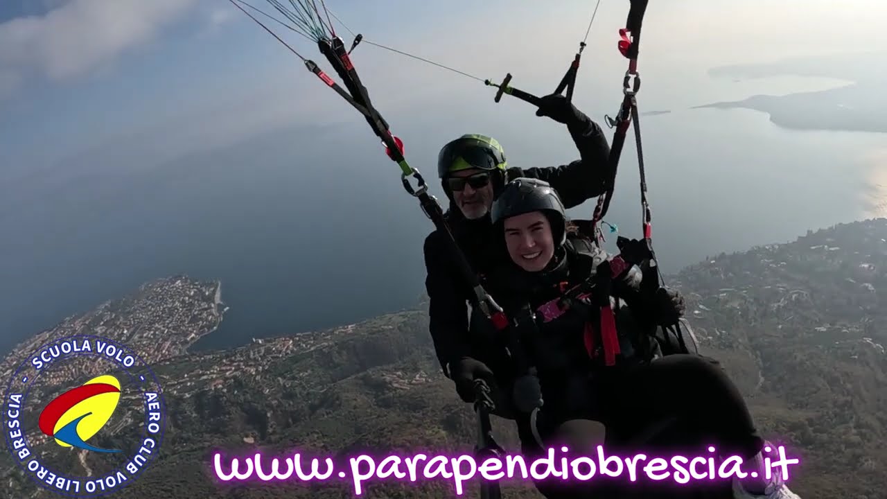 #PARAPENDIO BRESCIA LAGO DI GARDA VOLO ROSSELLA 08 11 2025