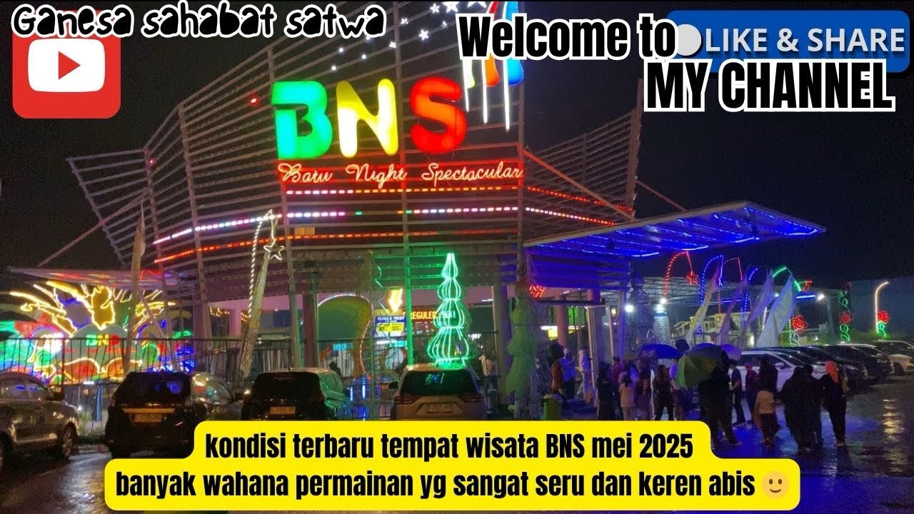 Kondisi Batu Night Spectacular ( BNS ) terbaru Mei 2025 wisata yg penuh wahana permainan yg keren 👌