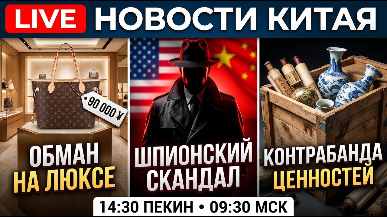 Шпион США пойман в Китае? LV-подделки и контрабанда ценностей &mdash; НОВОСТИ КИТАЯ LIVE