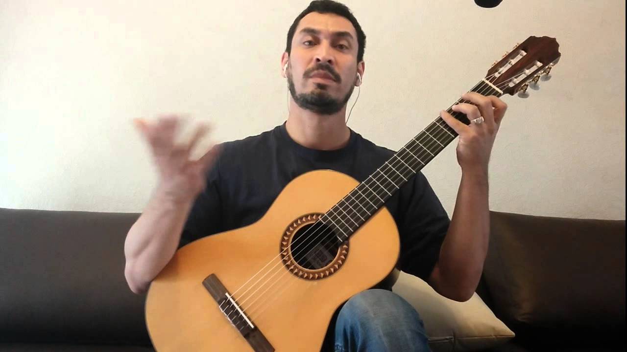 Los Pastores a Belen Villancico, Cómo tocar en la guitarra