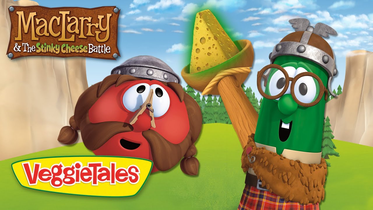 The Power of Peace in a Stinky Fight 🧀  VeggieTales 💈 MacLarry And The Stinky Cheese Battle