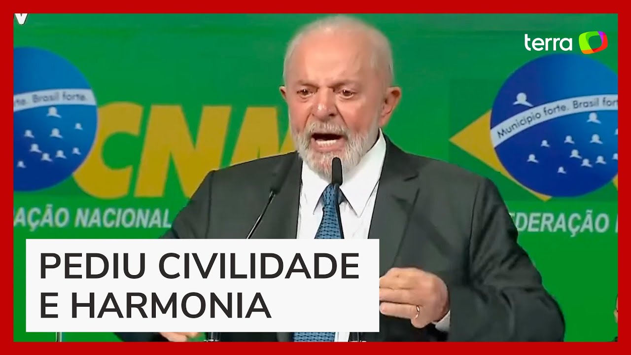 Lula pede 'civilidade' após vaias e aplausos em encontro com prefeitos: 'Precisando de harmonia'