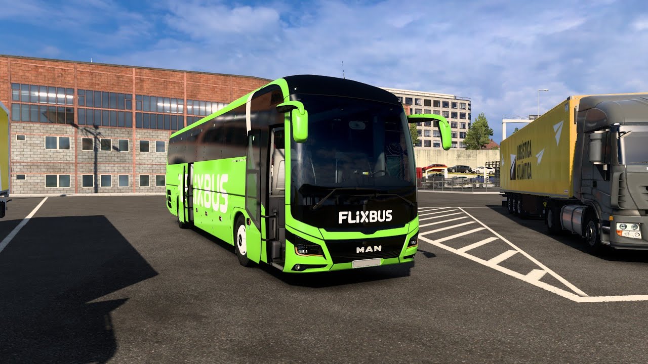 Man lion Coach 3rd Gen Journey from Frankfurt am Main to Düsseldorf!! || EURO TRUCK SIMULATOR2 2 ||