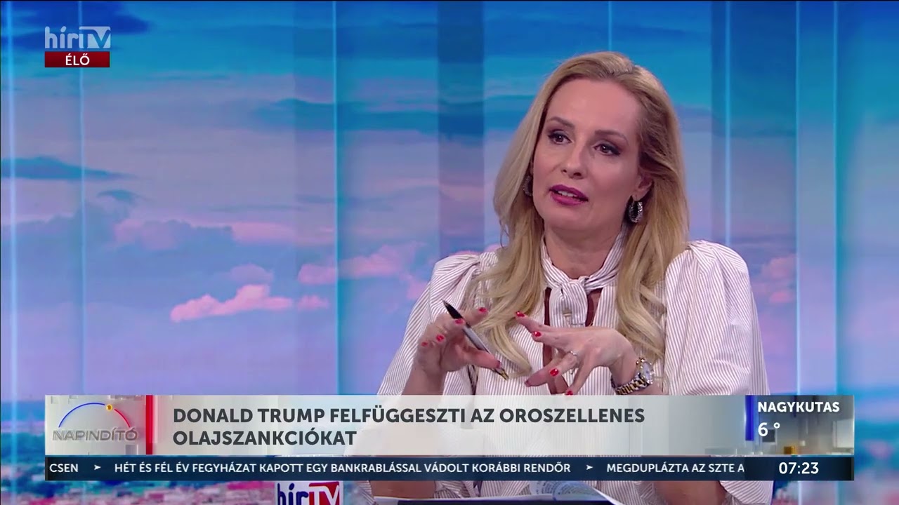 Donald Trump felfüggeszti az orosz-ellenes olajszankciókat - HírTV