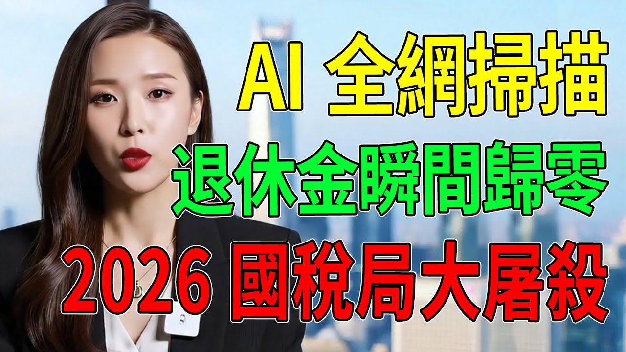2026國稅局「大屠殺」開始！AI全網掃描，華人現金賬戶首當其衝！存款歸零只需一秒？#2026美國報稅#IRS查稅#美國國稅局#AI查稅#銀行流水監控#600美元申報