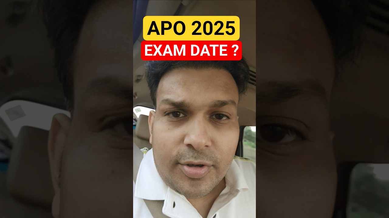 uppsc apo 2025 exam date update #news #apo #uppsc #uppcs #upapo2025 #upapoexam #upapo #apo2025 #up