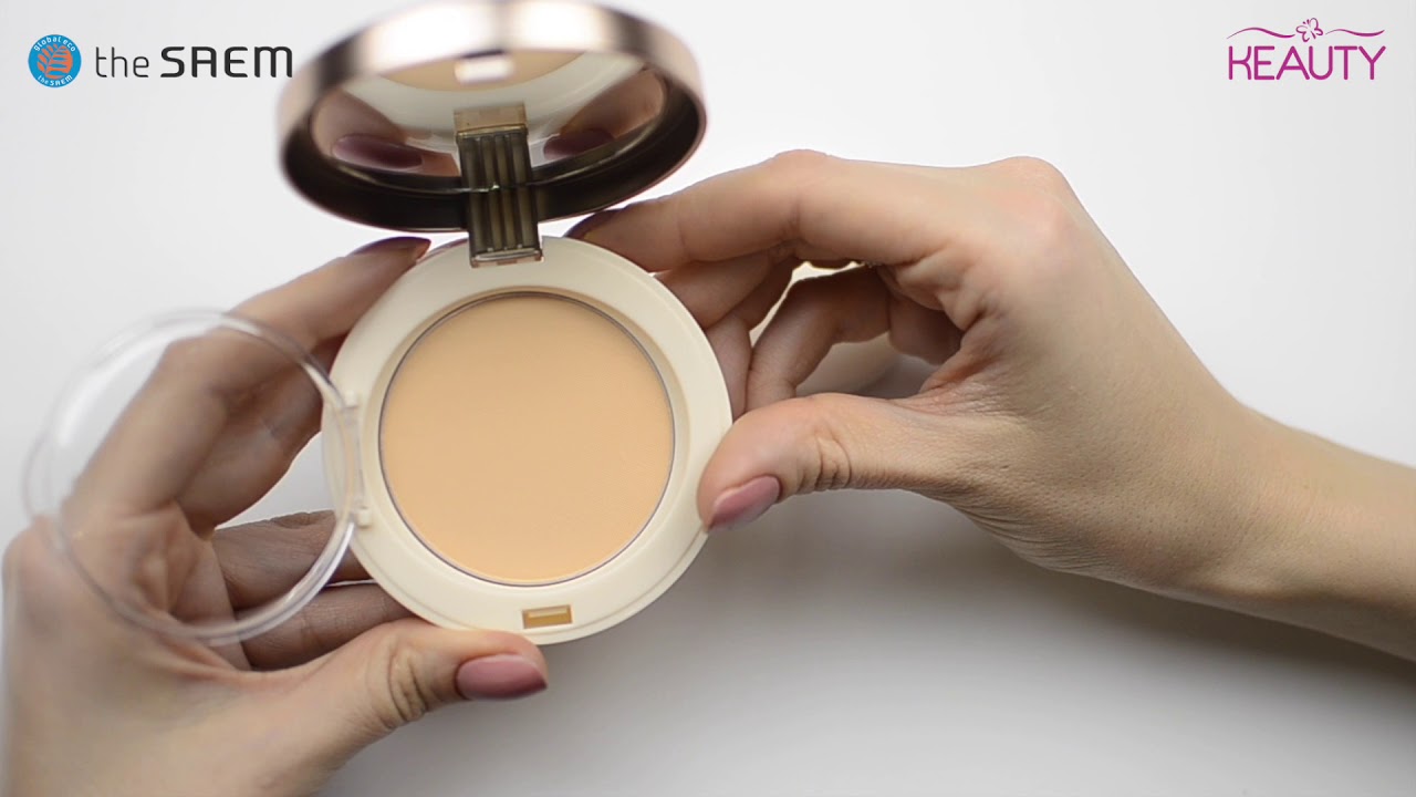 Увлажняющая пудра для лица The Saem Eco Soul True Moist Pact