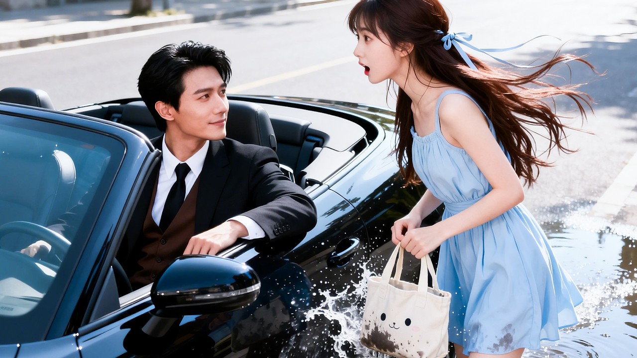 女孩的包包被豪華汽車弄髒，下一秒竟被千億總裁選中當助理！ ❤️中國浪漫愛情劇 #赵露思 #肖战