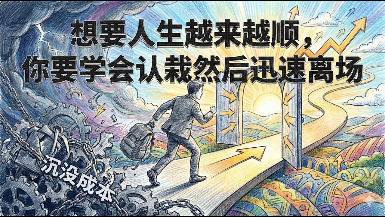 如果你现在很痛苦，请花 8 分钟学会这两个字：认栽