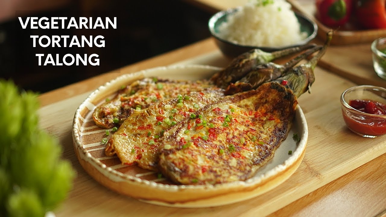 How to cook Tortang Talong | Filipino Vegetarian Eggplant Omelette Recipe
