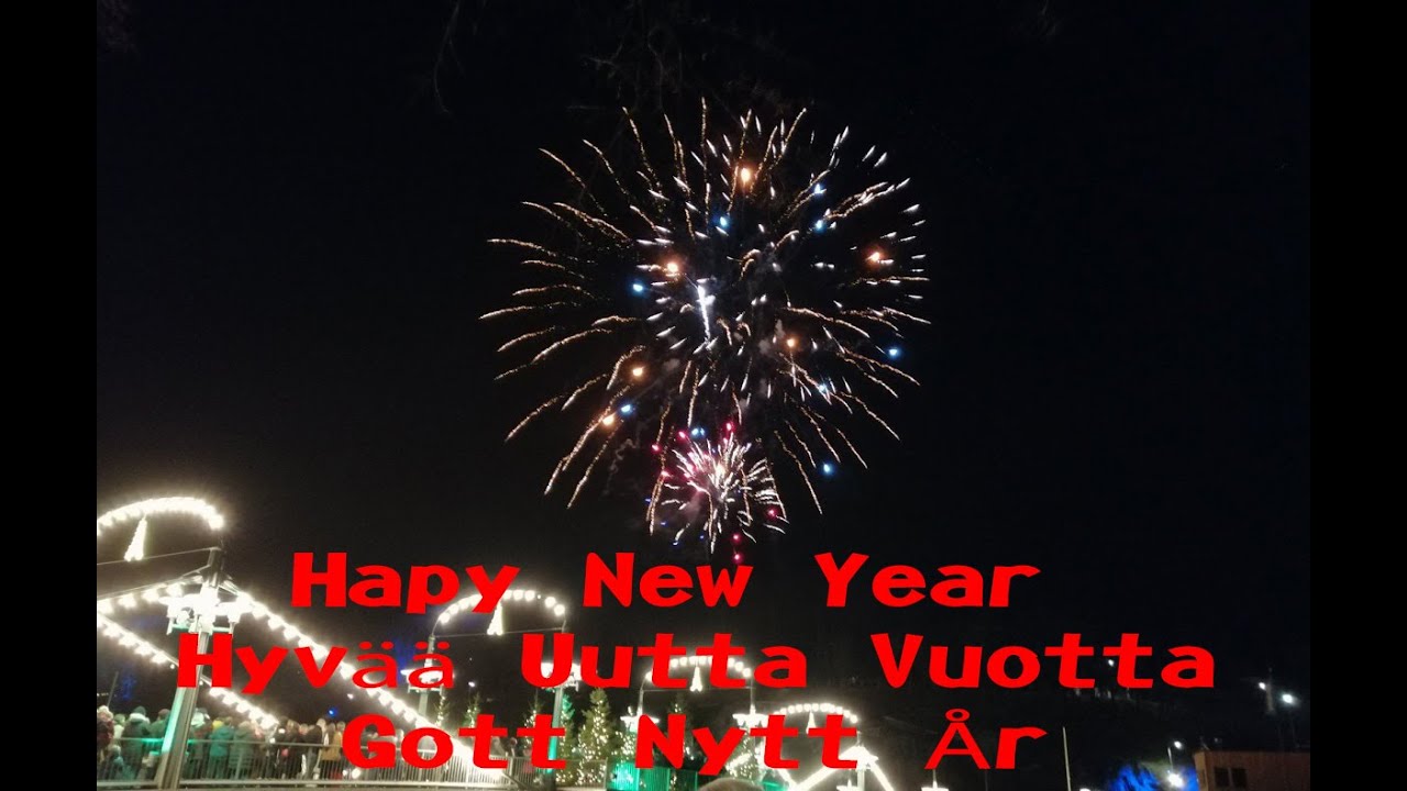 Turku New Year's Eve firework