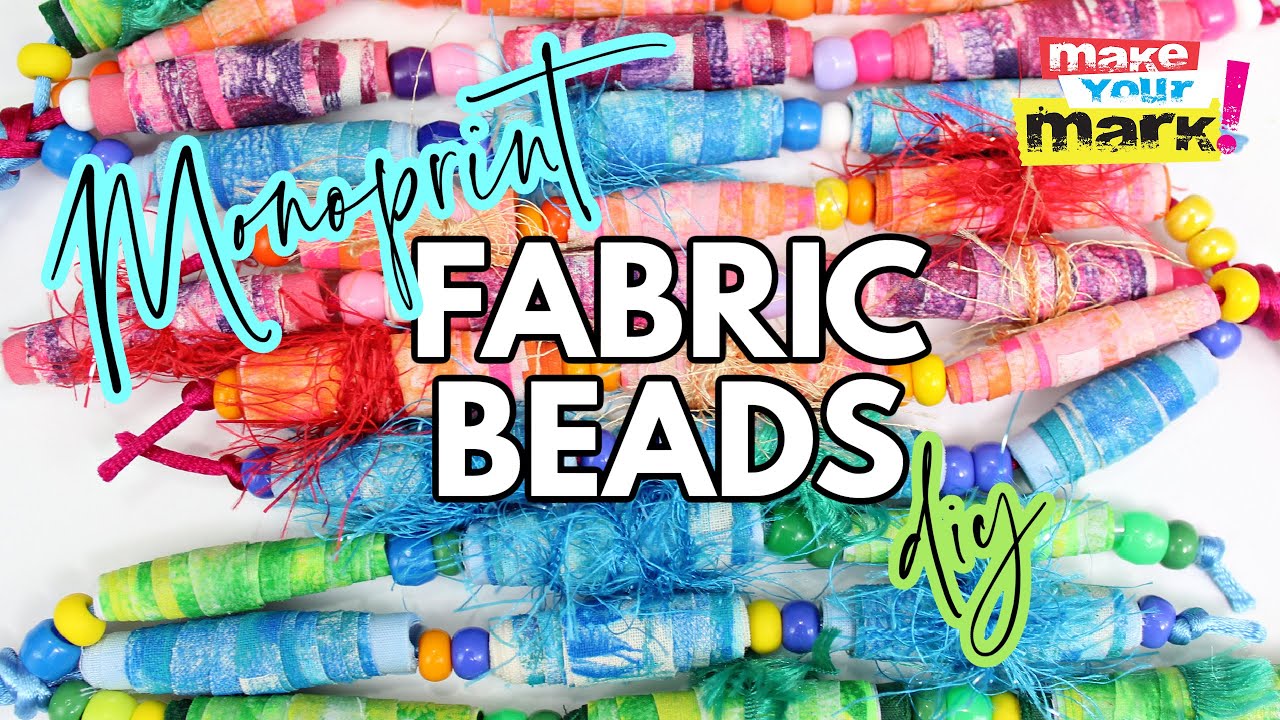 Chunky Scrap Fabric Beads