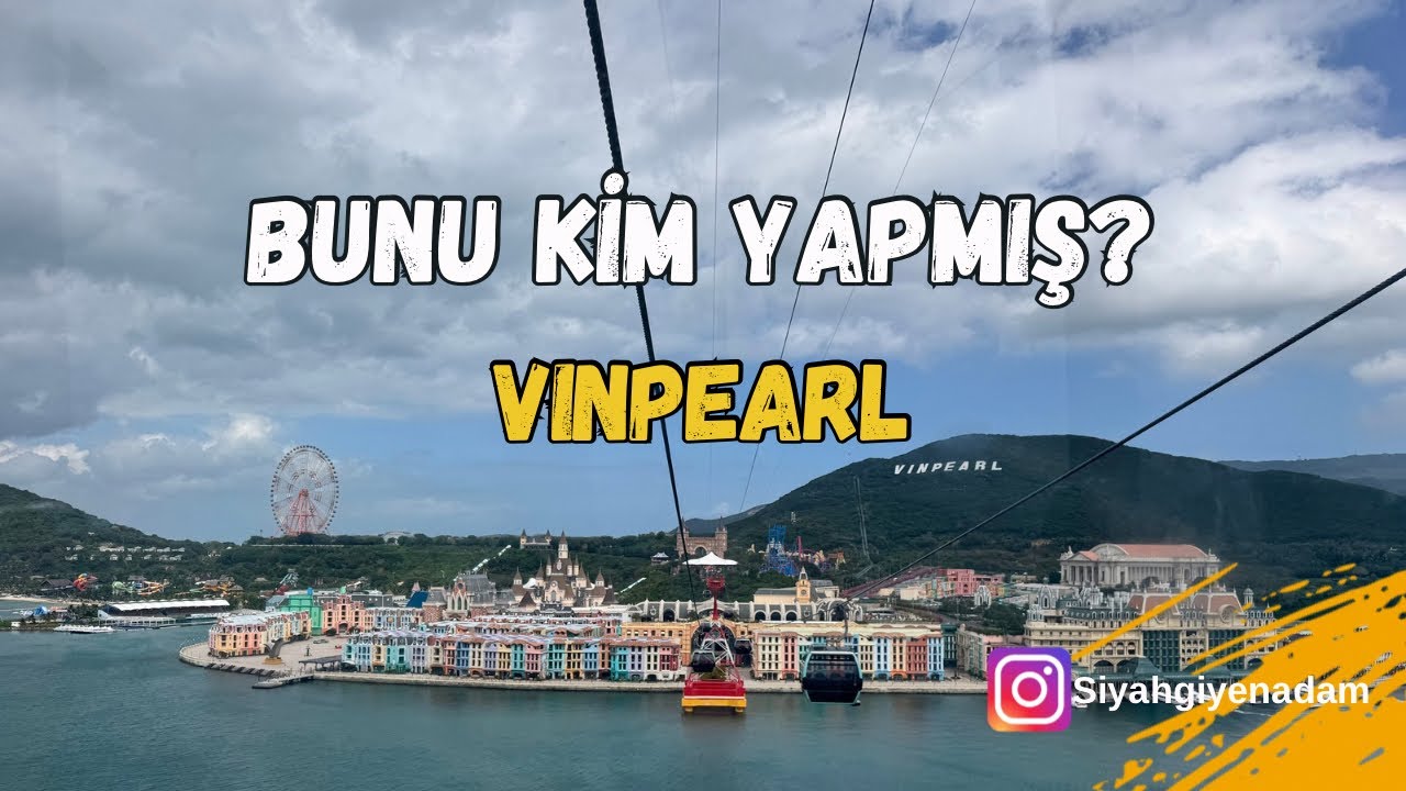 Denizin Üzerinden Teleferikle Özel Adaya Geçtim! | Nha Trang Vinpearl #198 