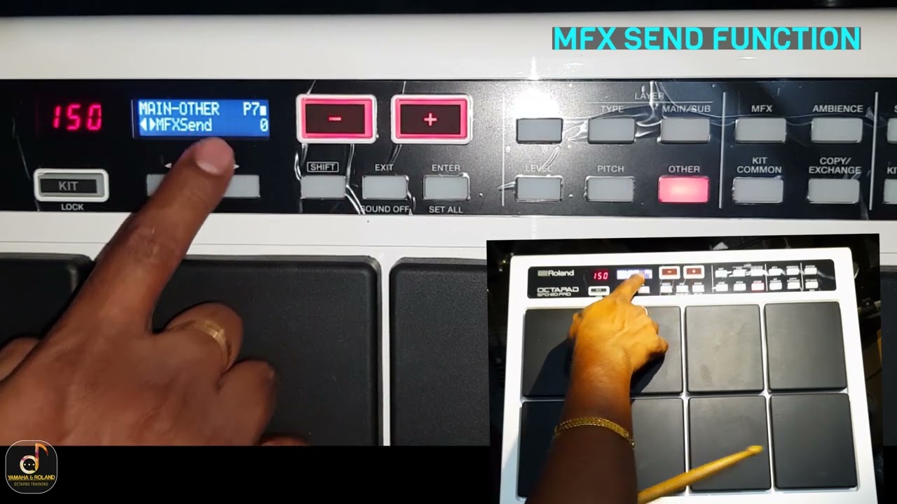 HIDDEN FEATURES | PART 25 | MFX SEND FUNCTION | ROLAND SPD 20 PRO