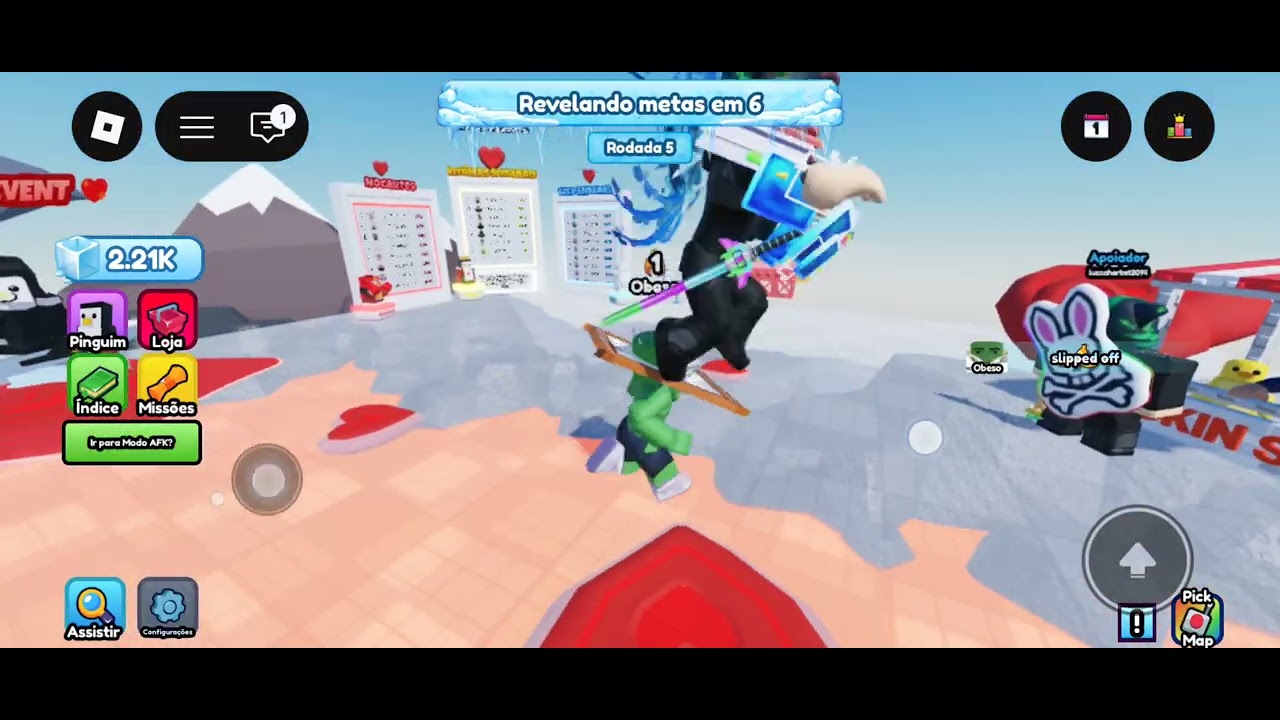 Jogando Knockout com meu amigo