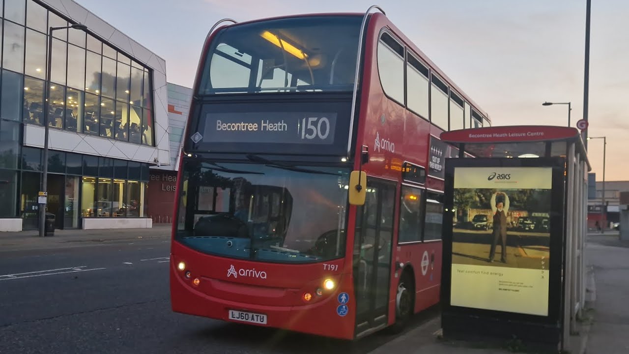 Arrivas T191 LJ60ATU moving a like BEAST on the 150 | ADL Enviro 400 ZF Euro 5