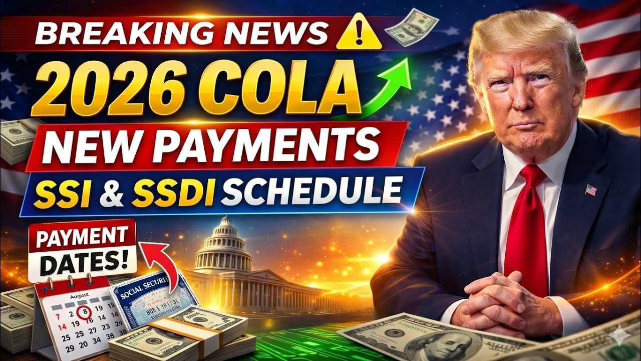COLA 2026 Important Update &ndash; New SSI & SSDI Payment Schedule Seniors Need to Know