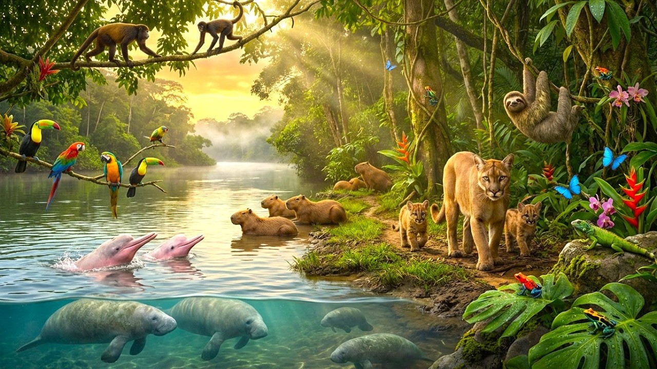 Relax. The Quiet And Serenity Of Amazonian Nature | 4K ULTRA HD