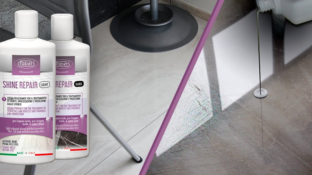 COME LUCIDARE GRAFFI ✨ da gres porcellanato lucido o lappato - SHINE REPAIR Faber