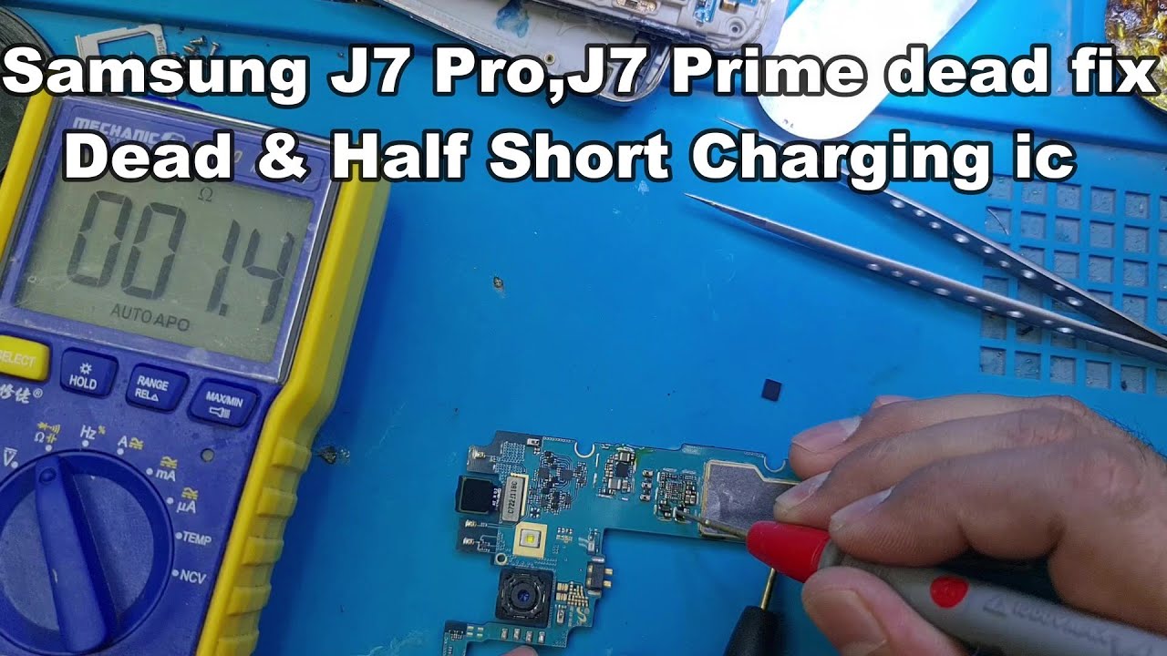 Samsung J7 Pro,J7 prime,J7 Max Dead & Half Short Charging ic | Samsung J7 Prime,J7 Pro dead fix