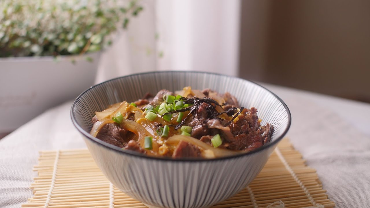 일본식 소고기덮밥 [규동만들기 :Japan-style Beef Meal. Gyudon] [우미스쿠킹 : 그녀의요리]