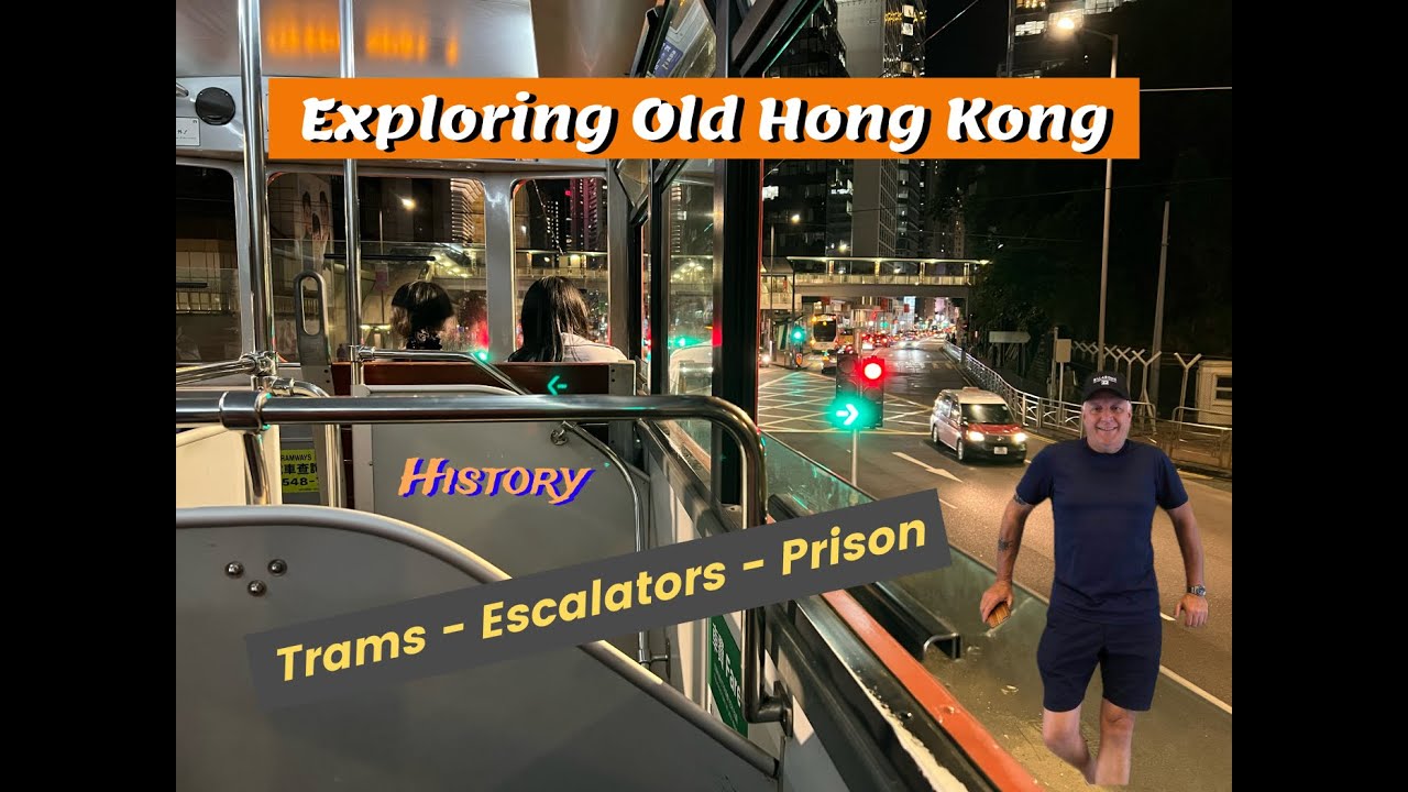 Exploring Old Hong Kong: Trams, Escalators & Hidden History in Central #4k