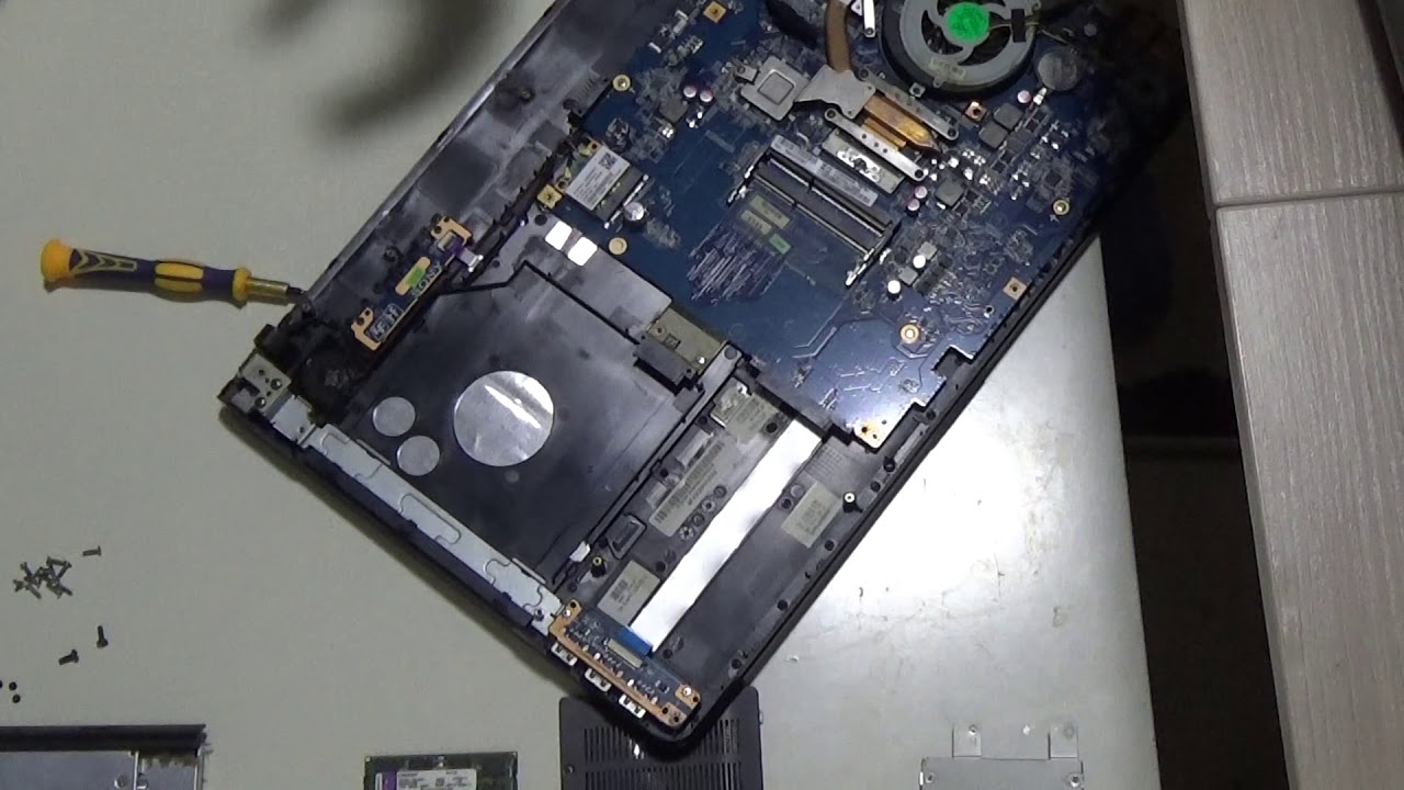 Разборка ноутбука  sony pcg-91212v