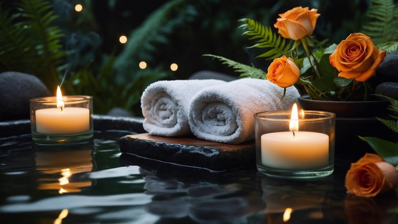 Relaxing Spa Music 🌺 Calm Your Mind Instantly, Release Stress, Insomnia Healing Piano Music 44