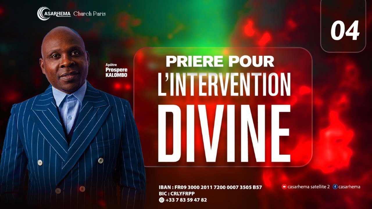 Prière pour L'intervention divine | Prophète Blaise Manzambi