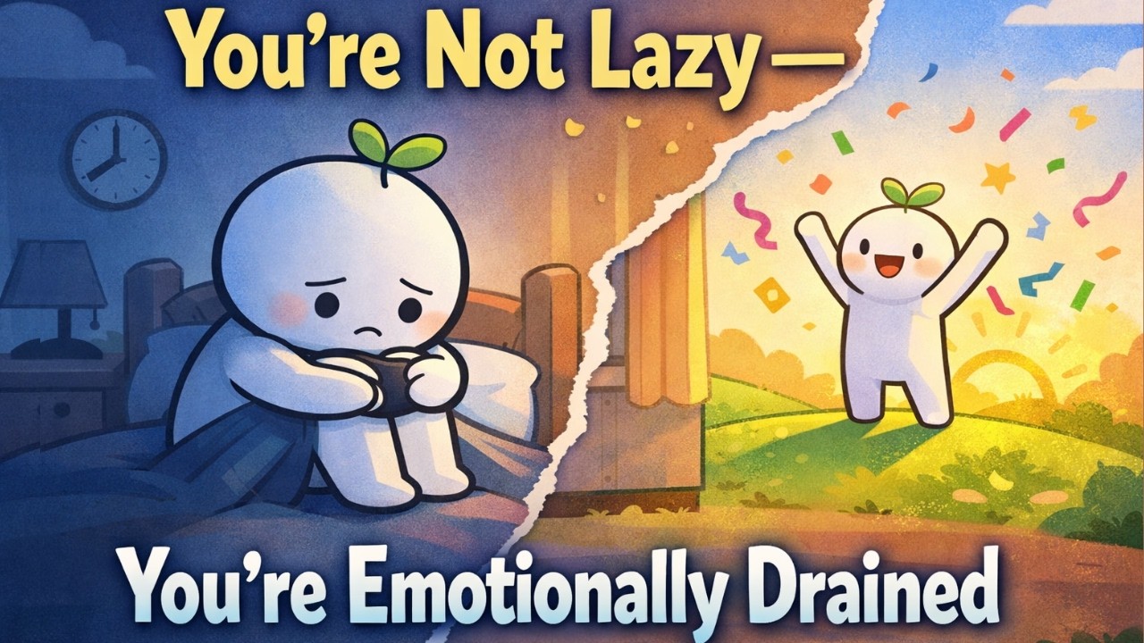 You’re Not Lazy — You’re Emotionally Drained