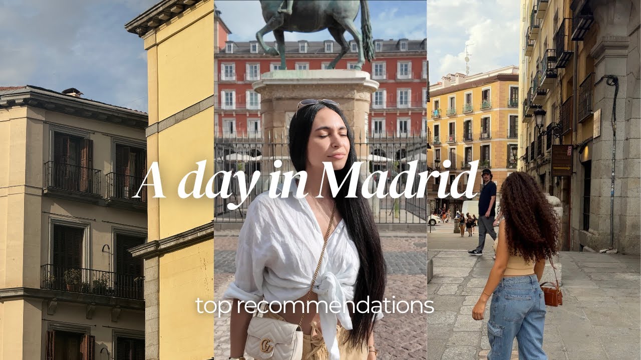 Madrid Vlog with rooftop, local market, restaurant, brunch and tourist recommendations!