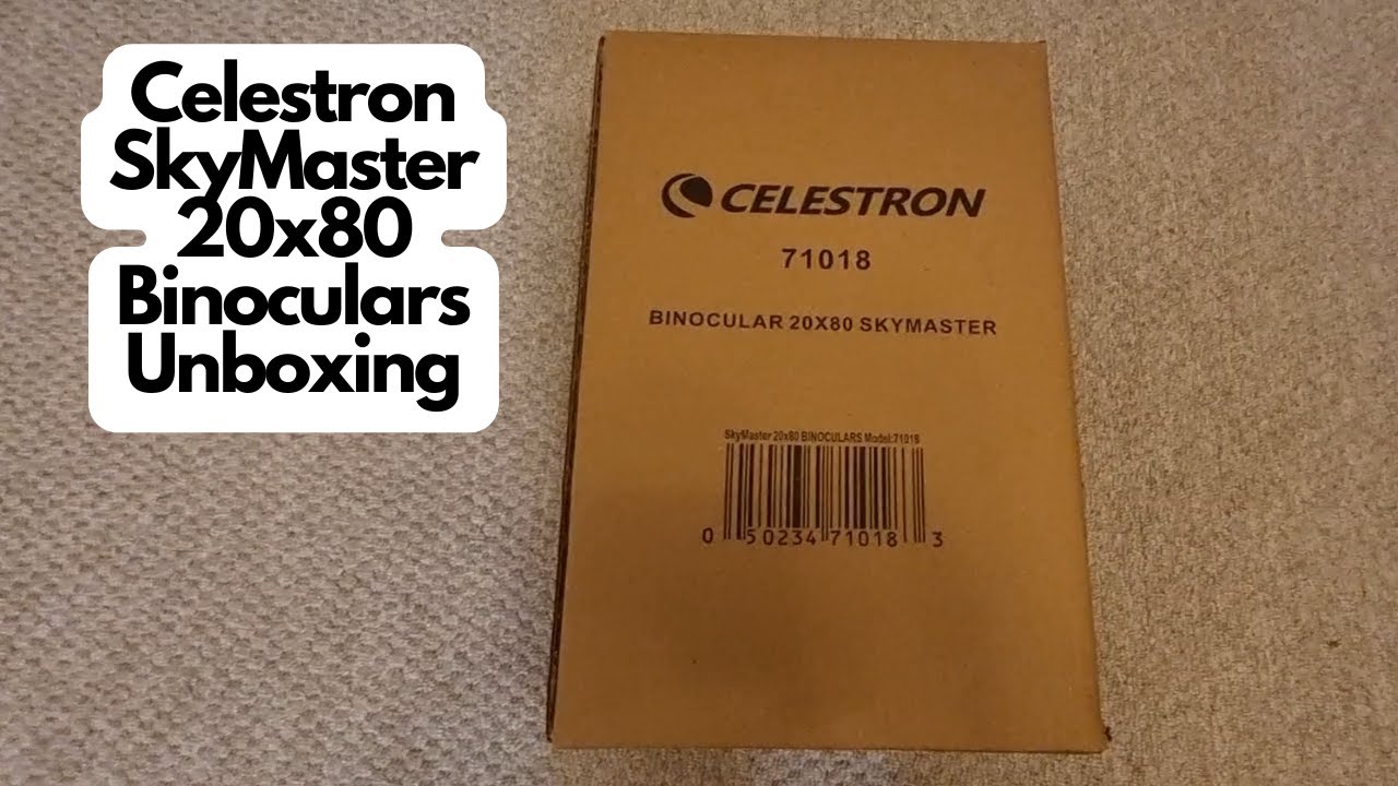 Celestron SkyMaster 20x80 Binoculars Unboxing