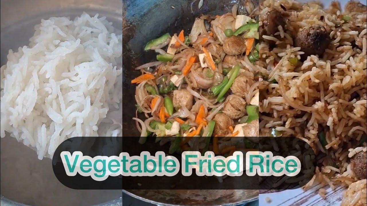 Veg Fried Rice 🍚 😋 #simple Recepice #TASTY #homemadedishes #panner #soya #Rice #healthy 