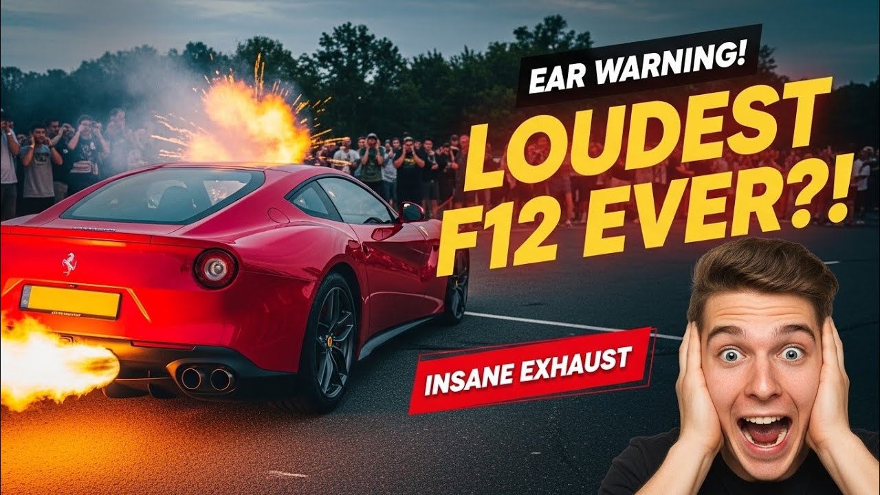 FERRARI F12 Owners Unleash the LOUDEST Exhaust Ever! 🔥 (Ear Warning)