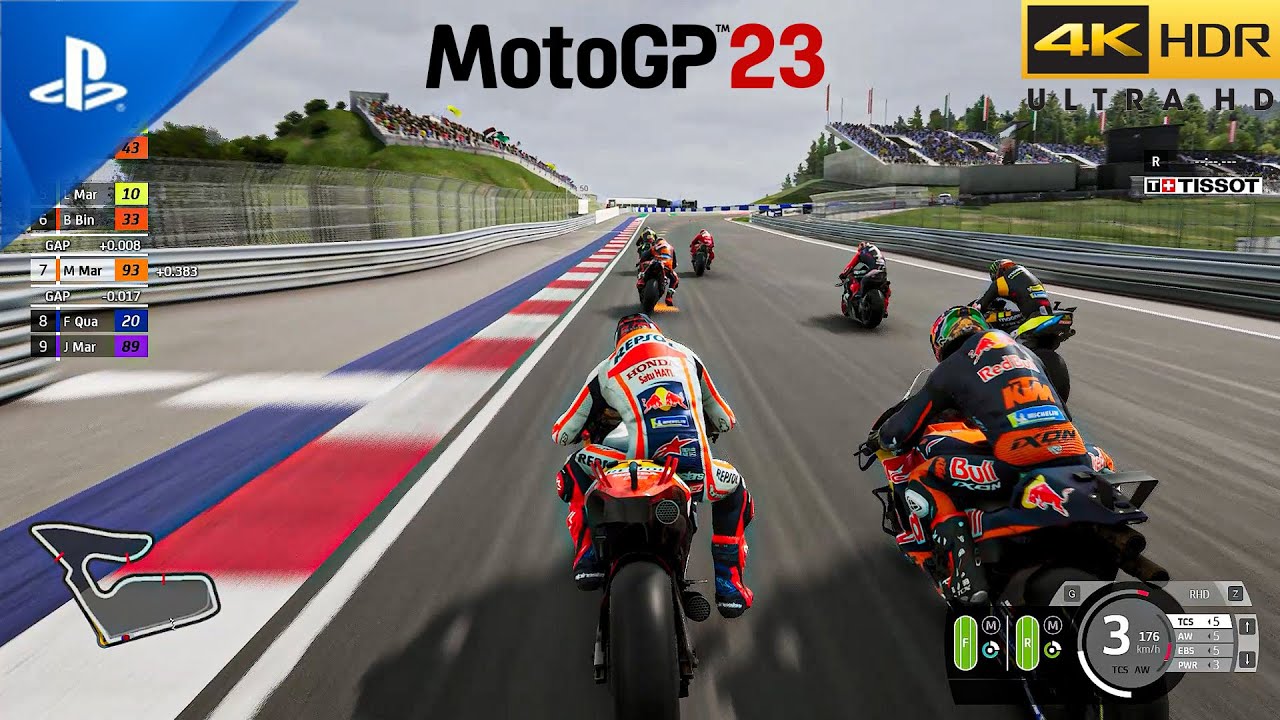 MotoGP 23 Marc Marquez Repsol Honda RC213V | Ultra High Graphics Gameplay (4K HDR 60FPS)
