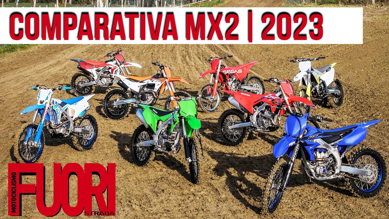 COMPARATIVA MX2 2023, la SFIDA delle CROSS 250 4 TEMPI