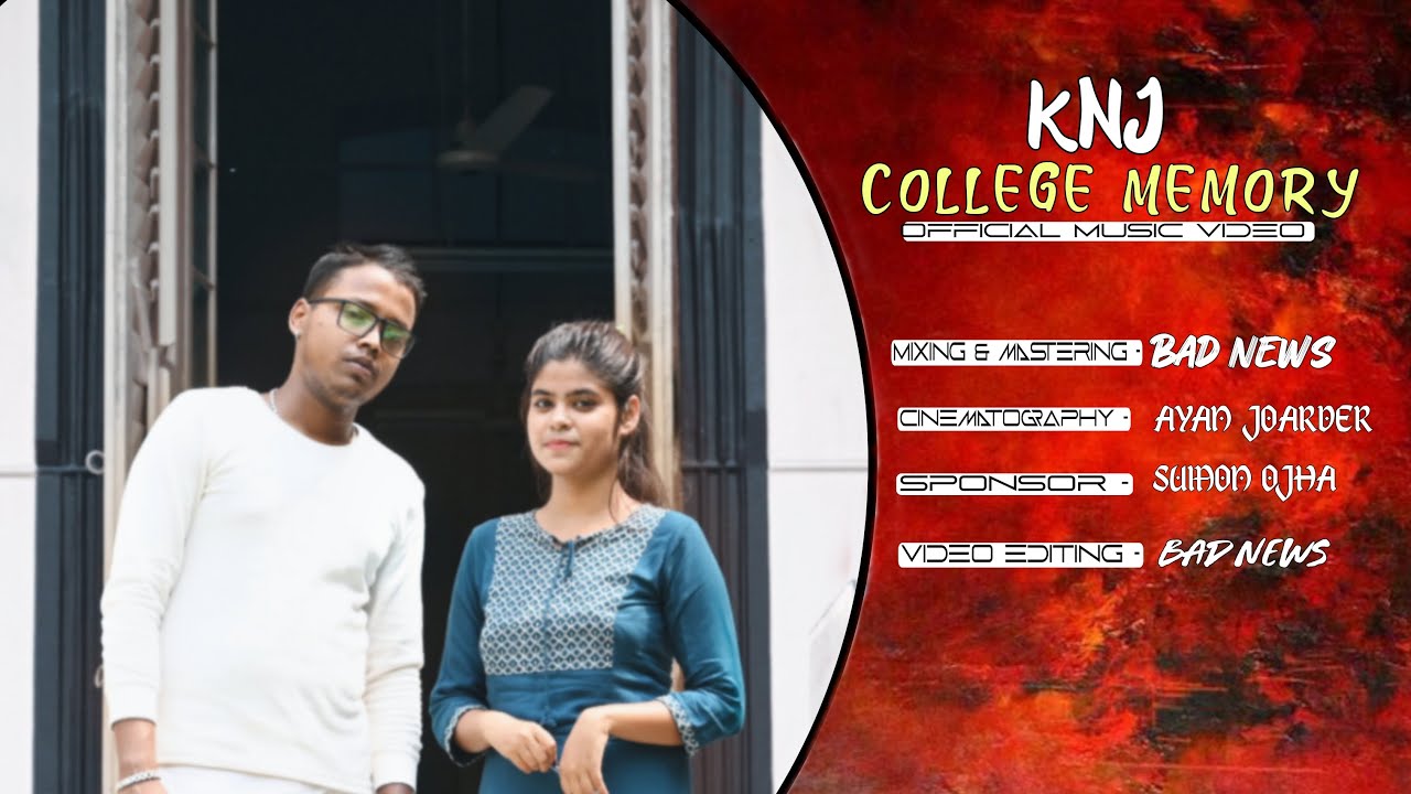 KNJ - College Memory - (OFFICIAL MUSIC VIDEO) || Prod. Dhyan Beats || Bengali College Rap Song 2022