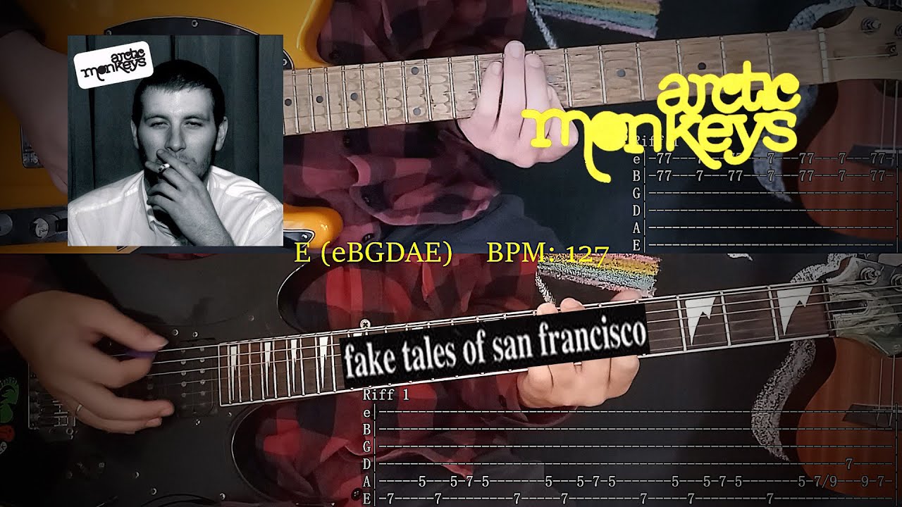 Fake Tales of San Francisco - Arctic Monkeys (Tab Pdf Tutorial Cover)