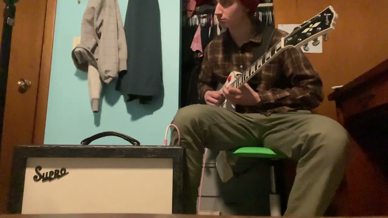 Jamming with Brand New Amp 