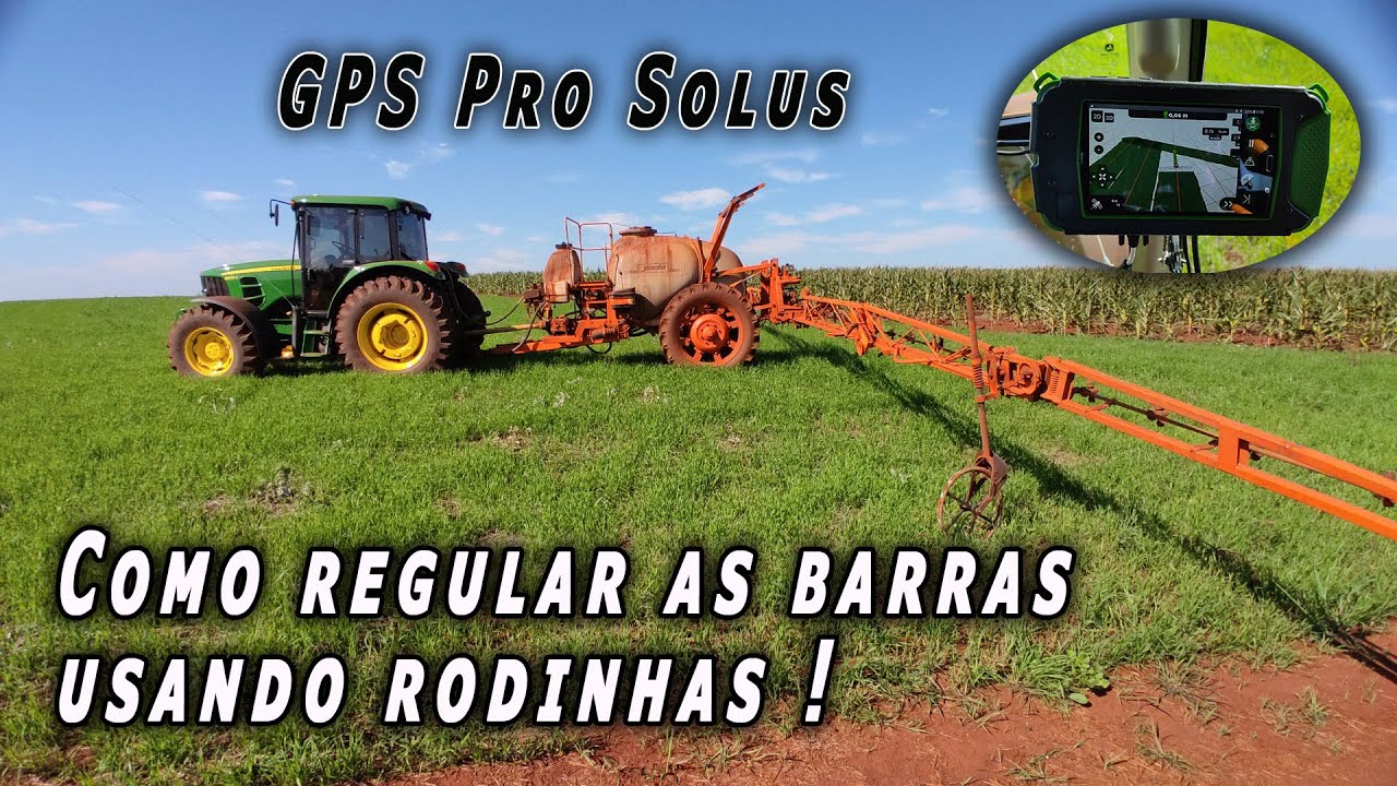 Primeira Aplicação de Herbicida no Trigo - Como funciona as Rodinhas KS 
