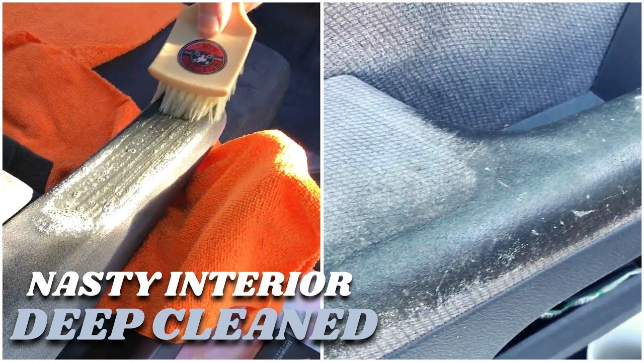 Detailing A Neglected 😩 Car Interior At Home FAST Results