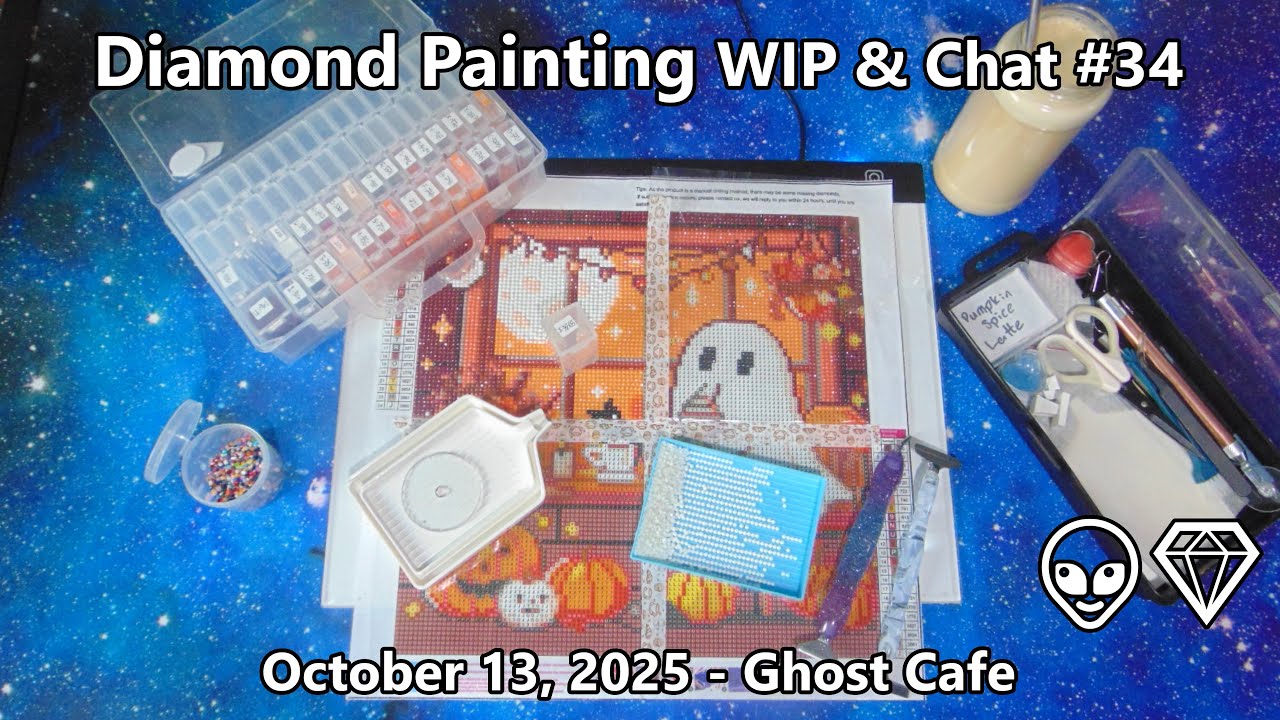 Diamond Painting WIP & Chat #34 - Long Drives and Doctor Appointments