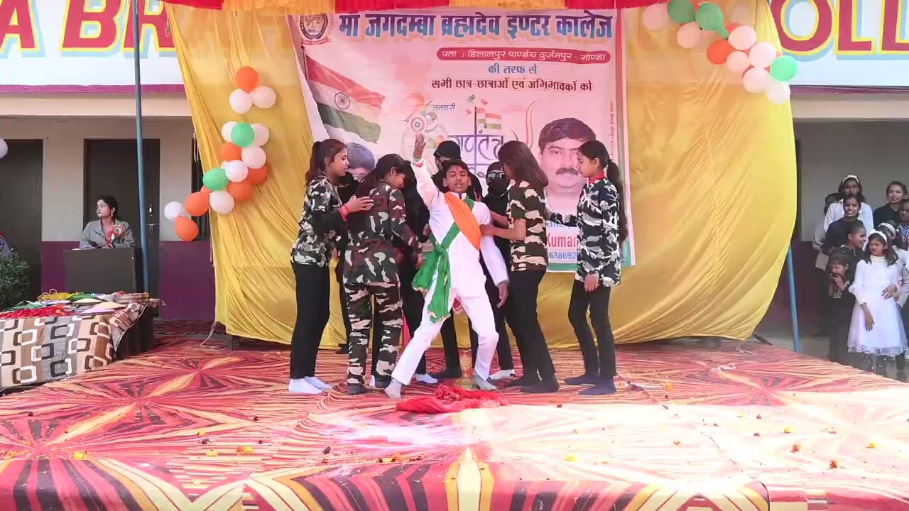 Woh Desh Hamara Hai 26 January performance at the school 🇮🇳💐