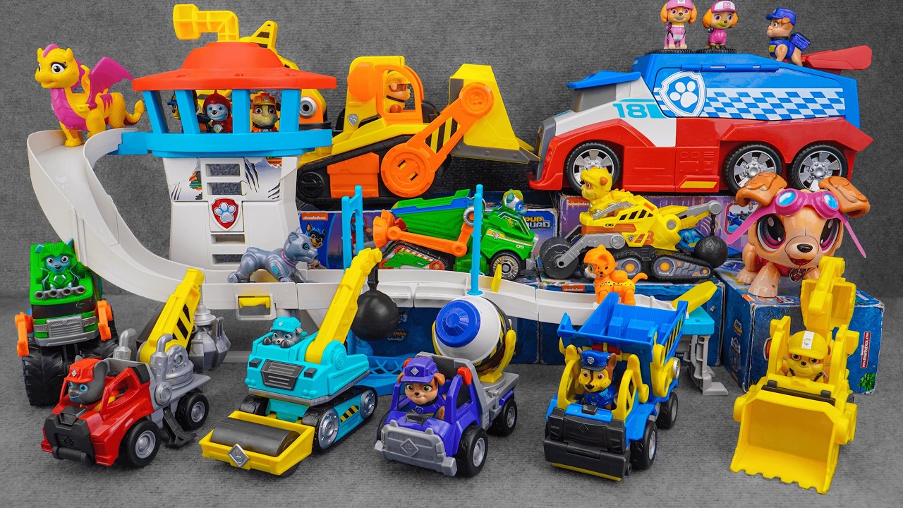 Paw Patrol MEGA Fleet Unboxing! 🐾🚓 Which Truck Is The Coolest? | Paw Patrol Unboxing ASMR #pawpatrol