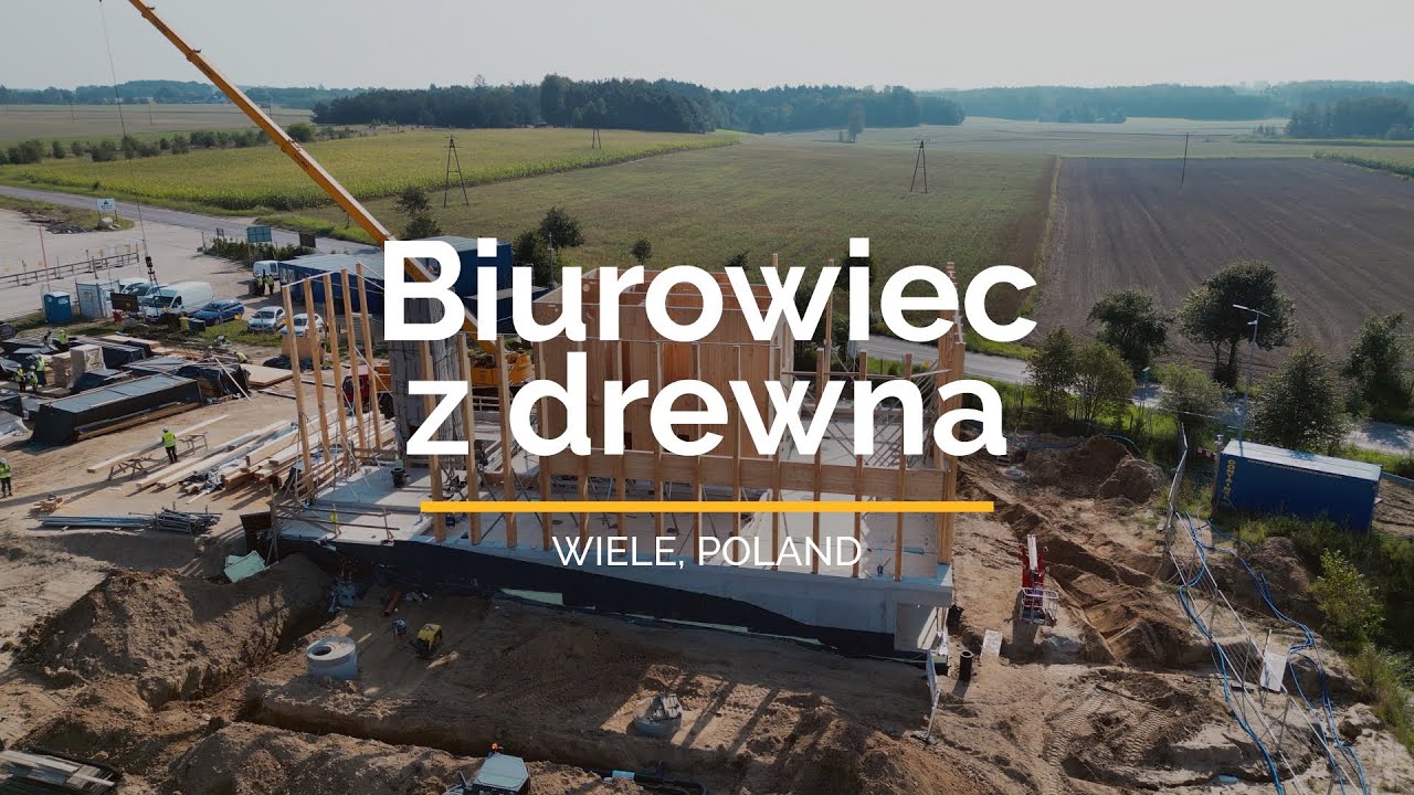 Biurowiec z drewna / drewniany biurowiec / Sylva - Wiele 2024 / Fort Polska biuro projektowe