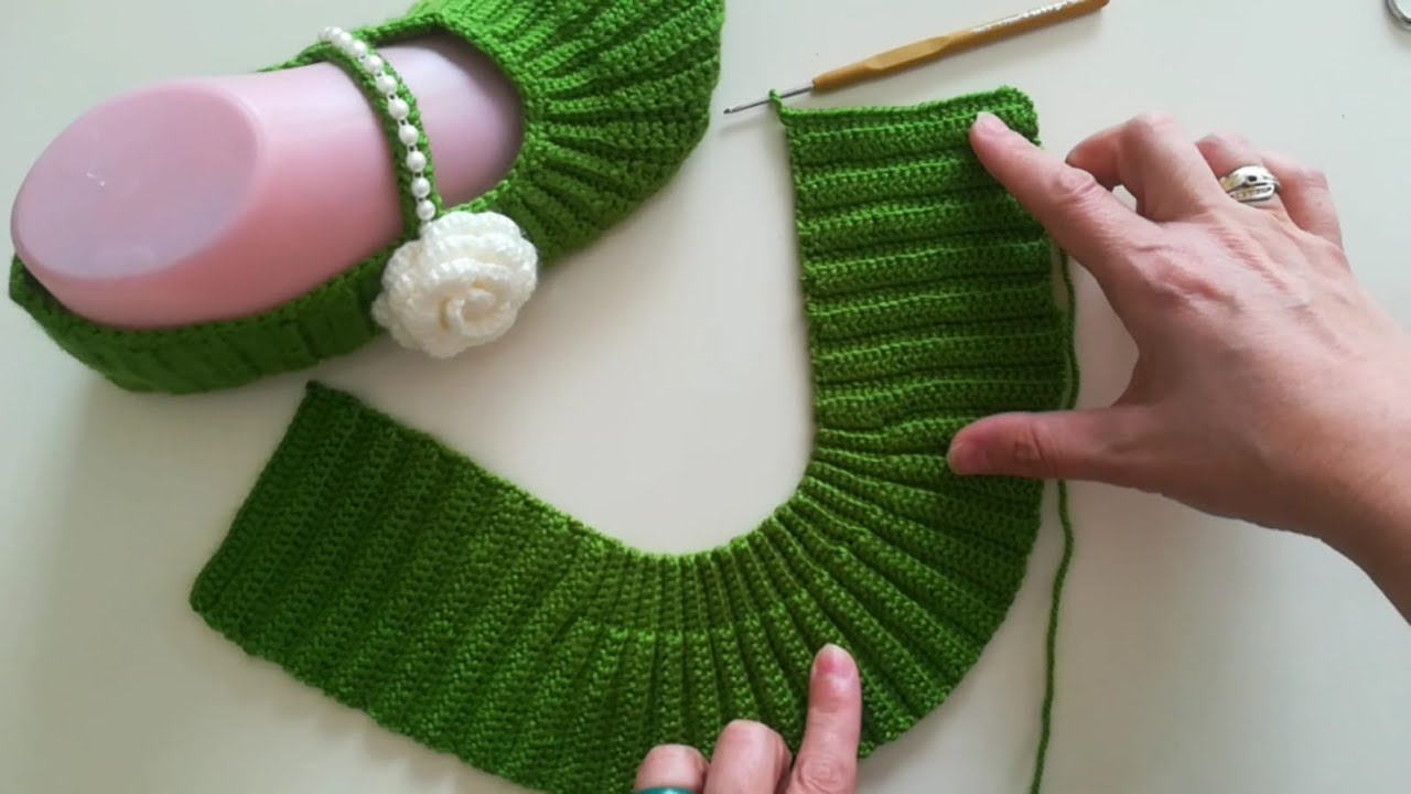 Çok kolay patik yapımı / Tığ işi patik / patik modelleri #patikmodelleri #kolaypatik #crochet