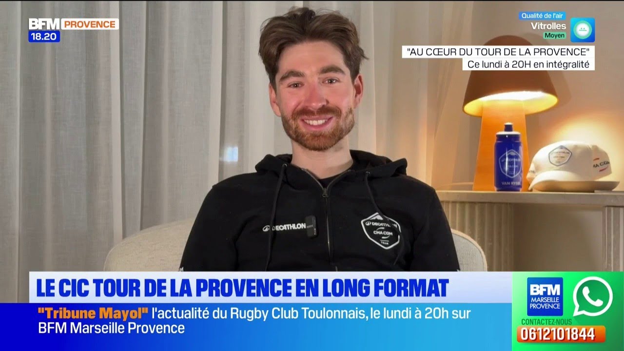 Ce lundi à 20h retrouvez le long format sur le CIC Tour de La Provence sur BFM Marseille Provence !