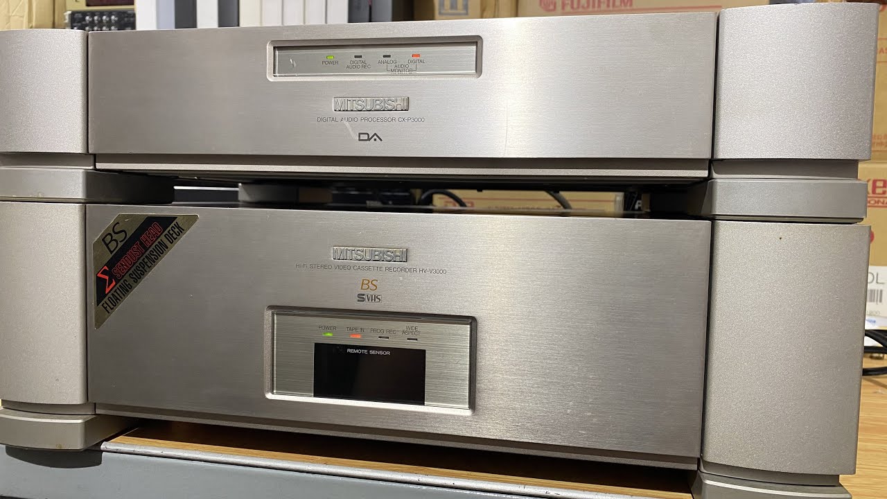 Digital Audio S-VHS Mitsubishi HV-V3000 / CX-P3000
