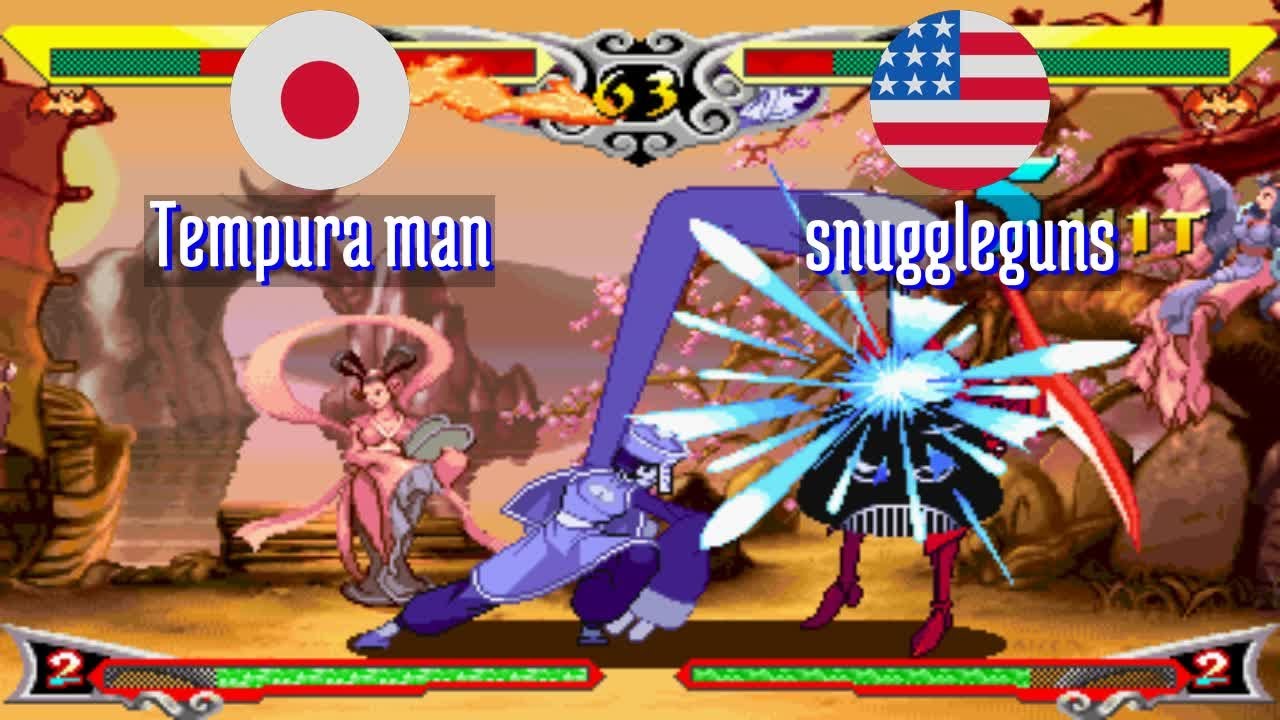 FT5 @vsavj: Tempura man (JP) vs snuggleguns (US) [Vampire Savior vsav Fightcade] Feb 6