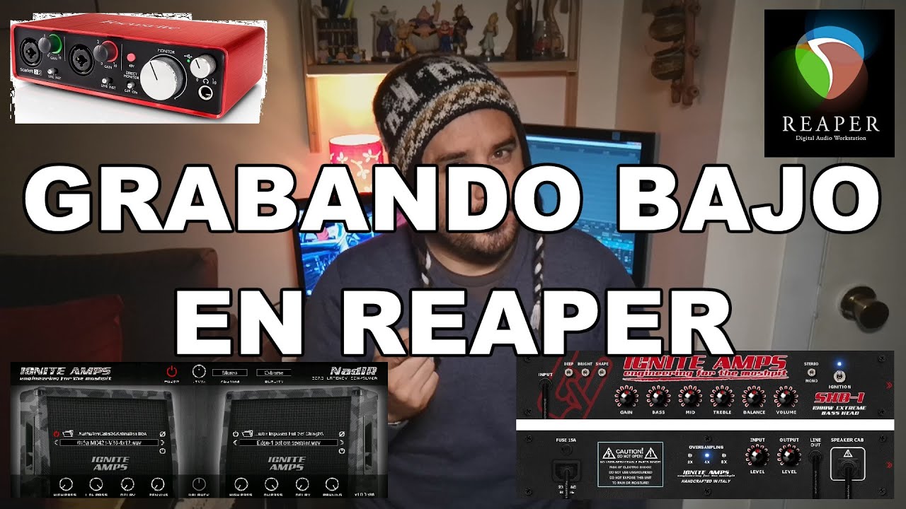 Grabando Bajo! Tutorial Reaper | Stu Ureta